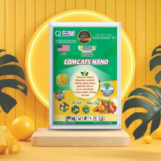 COMCATS NANO xanh lá, dày lá, mướt lá 50g
