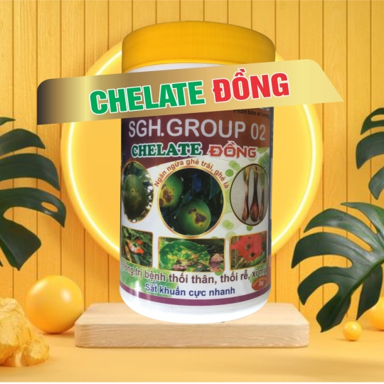 Chelate Đồng trị bệnh thối thân, thối rễ 1kg