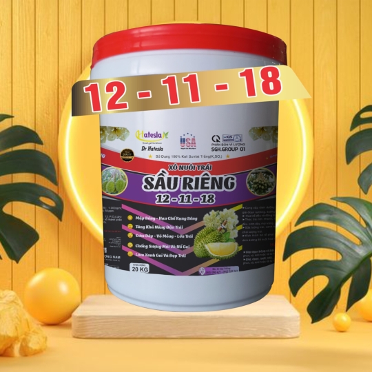 Xô nuôi trái Sầu riêng 12-11-18 1kg